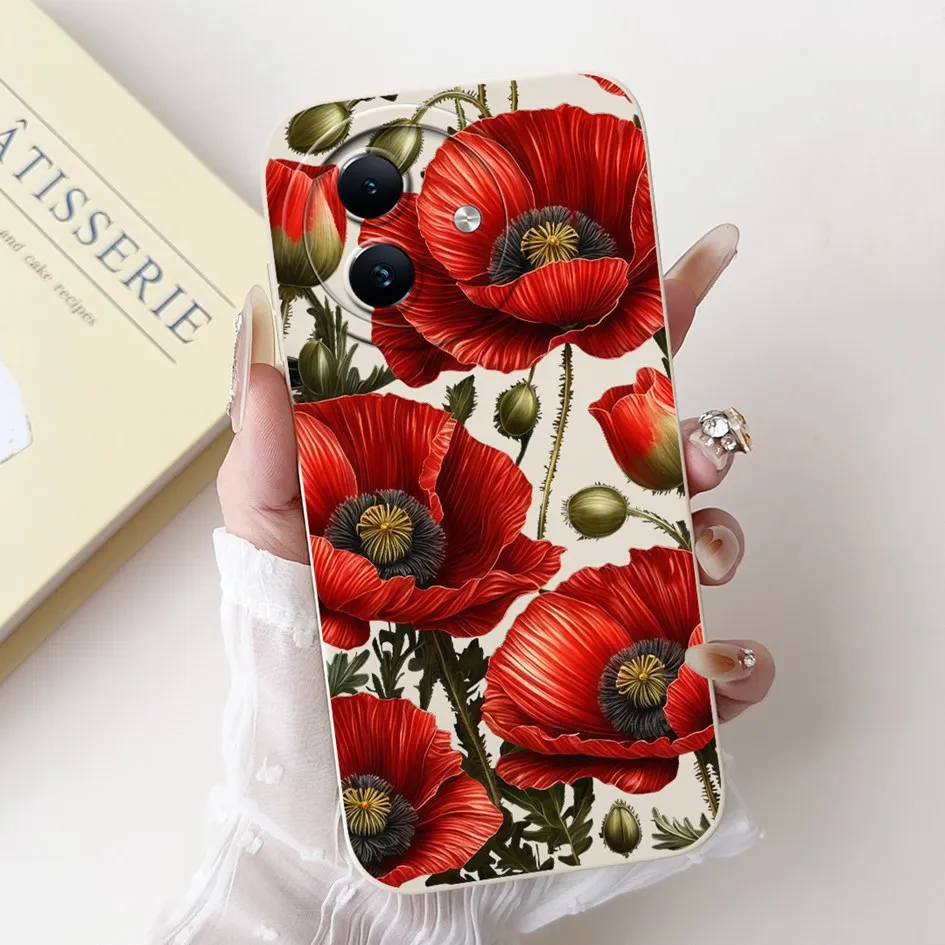 Shockproof Marble Cartoon Fashion Protective Case with Soft Bumper Design