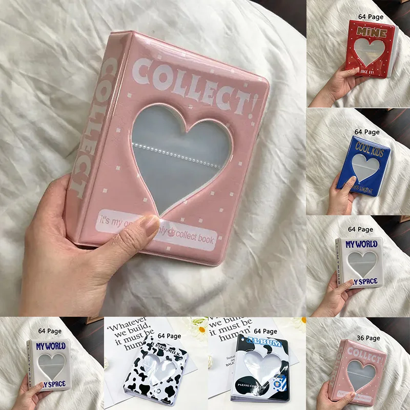 36/64/128 Tasche Mini Album Fotografico Album Di Cartoni Animati Foto Porta Carte Di Credito Libro Raccogliere Kpop Album De Fotos Kpop Raccoglitore D
