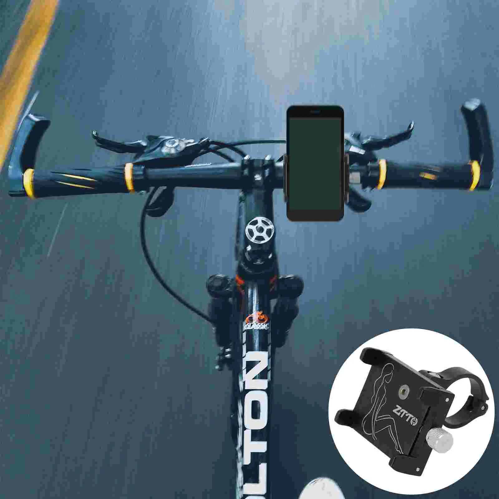 

Bike Phone Stand Holder Handlebars Bikes Riding Navigation Bracket Electric for Motorcycle