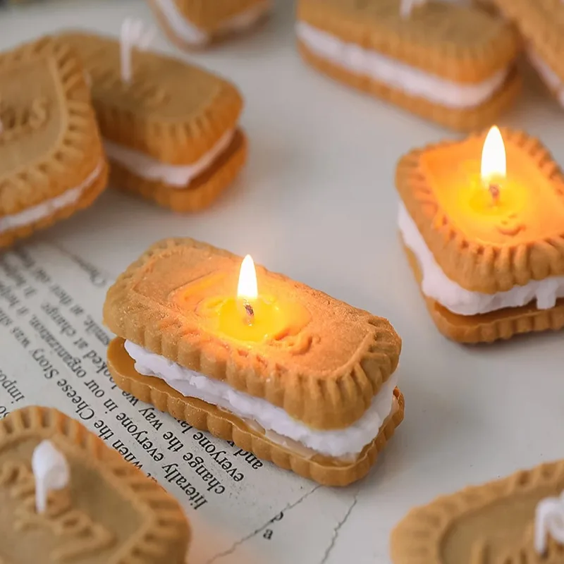 الكوكيز الروائح شمعة الكوكيز الإبداعية الروائح شمعة الزفاف مرافقة الهدايا ديكور غرفة نوم الأسرة