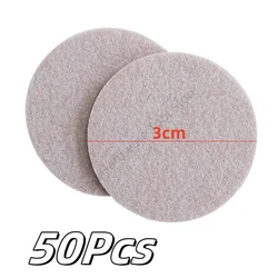 Premium Self - Adhesive Felt Chair Leg Pads - Non - Slip Floor Protectors & Noise Reducers (5mm Thick, 18 - 128 Pcs) - 5mm (3cm 50pcs)
