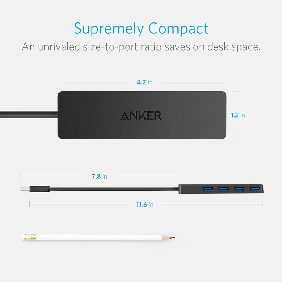Buy Anker A7516 Ultra Slim 4-Port USB 3.0 Multifunctional Hub Price In Pakistan available on techmac.pk we offer fast home delivery all over nationwide.