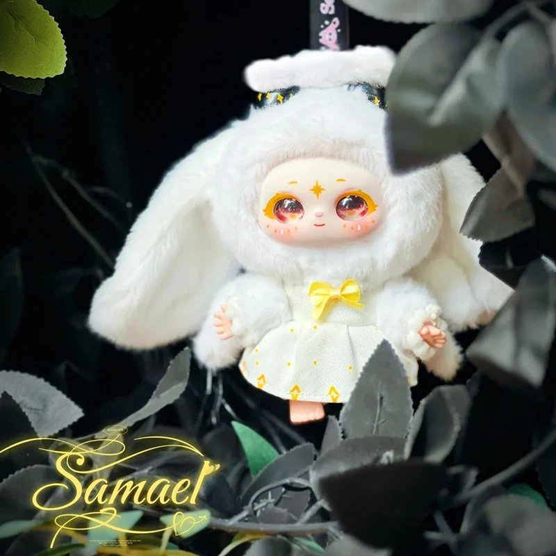 Three Babies Genuine Samael Magic Wardrobe Plush Pendant Series Blind Box Bag Kawaii Ornament Doll Pendant Halloween Gift