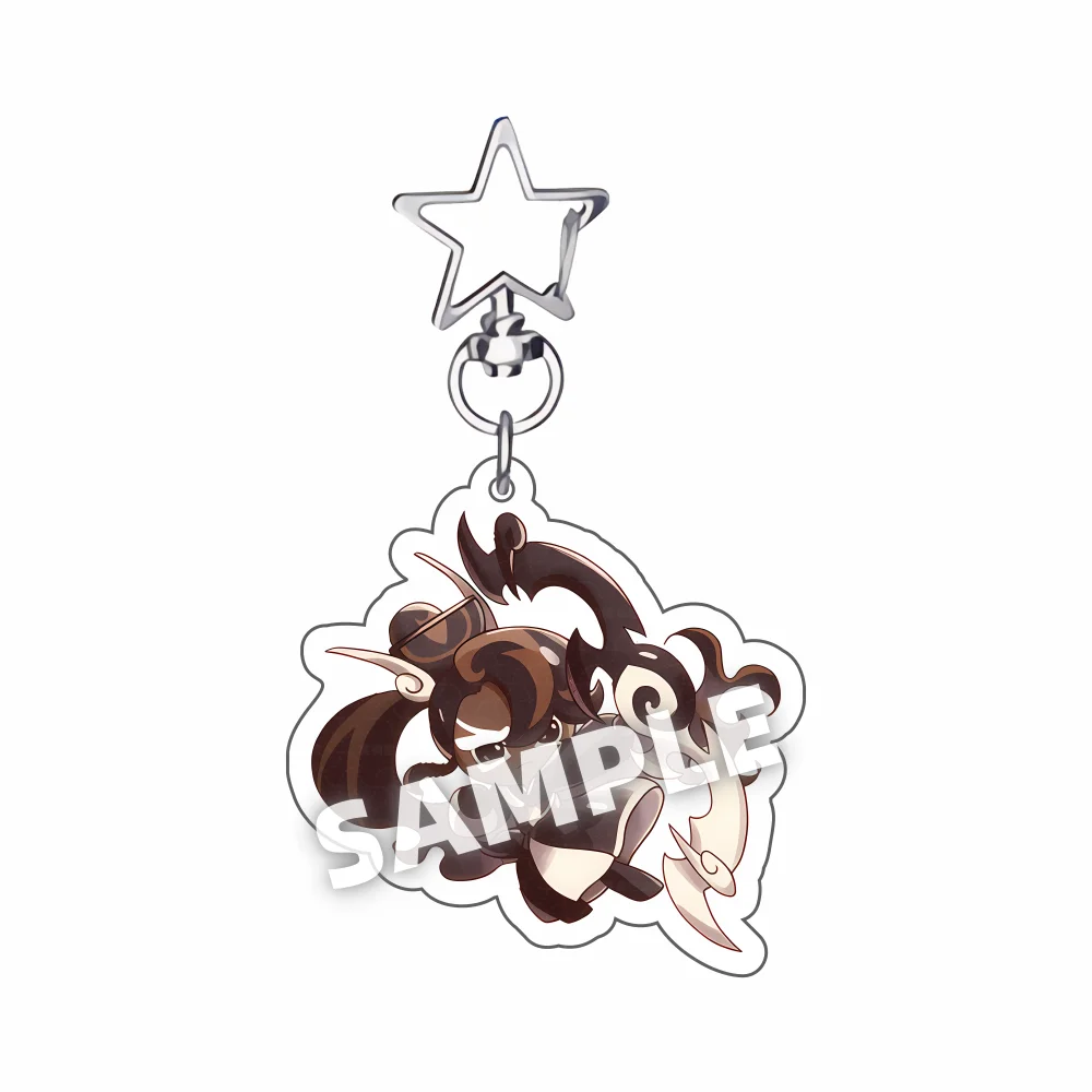 Cookie Run Kingdom Acrylic Keychain - Candy Apple Milk Shadow Pure Vanilla Jewelry Bag Accessory Key Ring Gift