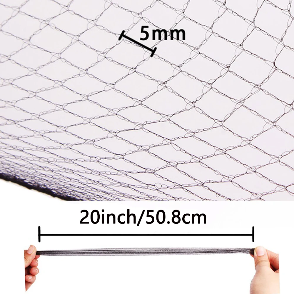 Hair Nets 20pcs 5Mm Nylon Hair Nets Invisible Disposable Hair Net Ballet Dance Snoods Net Bun Nets Invisible Elastic Edge Mesh