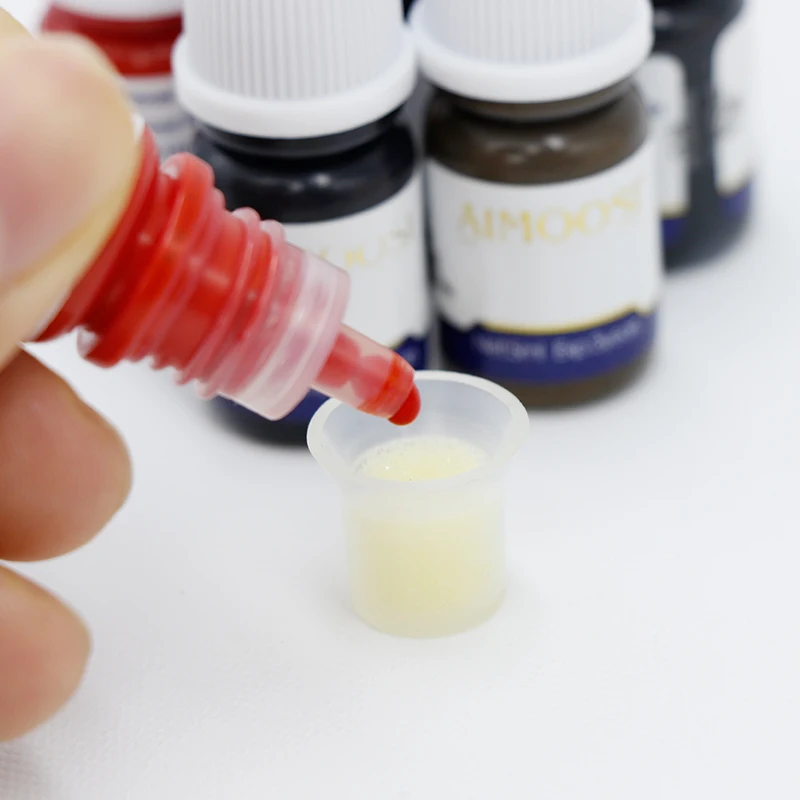 3ml Lip Permanent Makeup Pigments for Micropigmentation Professional Microblading Pigment for Eyebrow Semi-PMU Ink tattoo ink tattoo ink pigment