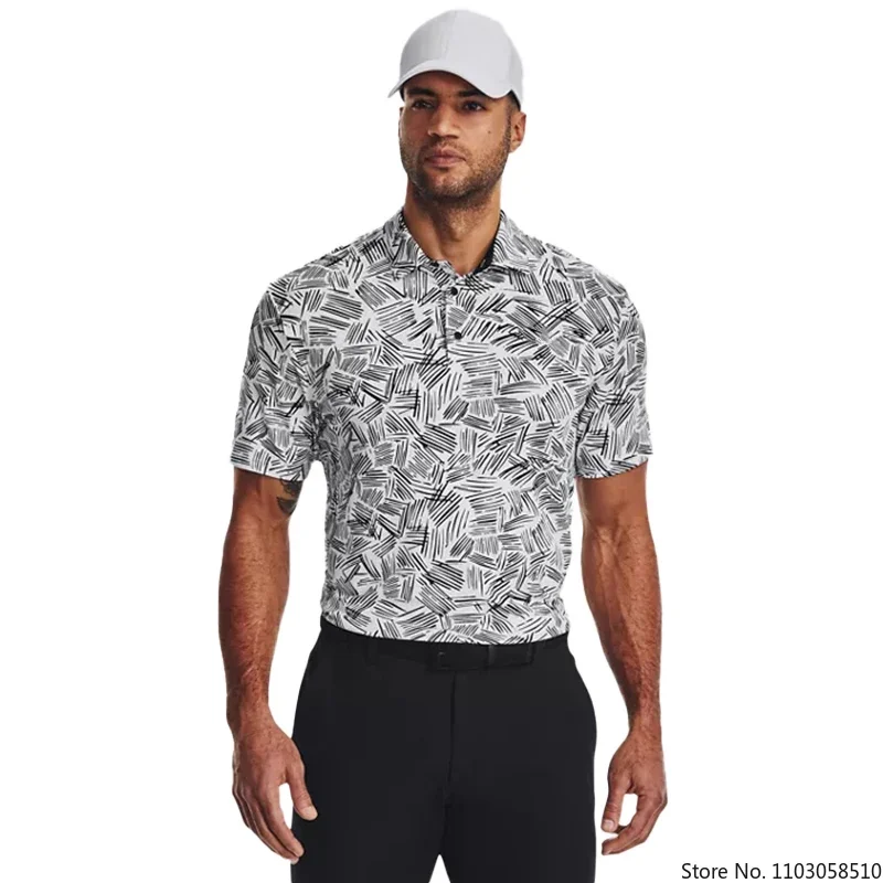 Professional Playoffs Men's Golf T-shirt Summer Leisure POLO Shirt Comfortable Outdoor Sports Top Baseball Jersey