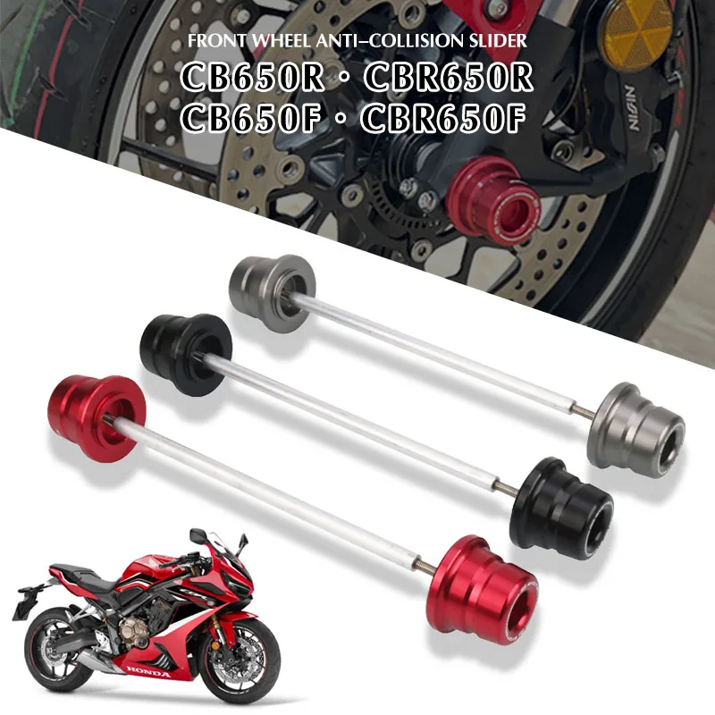 Accessori Moto Assale Anteriore Forcella Crash Sliders Protezione Ruota Per Honda Cbr650R Cb650R Cb650F Cbr650F Cbr Cb 650R 650F