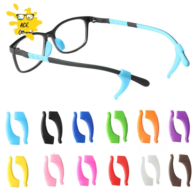

3 pair Anti Slip Eyeglass Ear Hook Eyewear Accessories Solid Color Eye Glasses Silicone Grip Temple Tip Holder Eyeglasses Grip