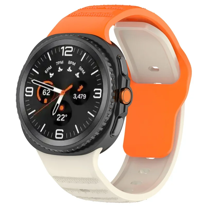 Waterproof Anti-Slip Textured Liquid Silicone Watch Band - Unisex Comfort, Washable