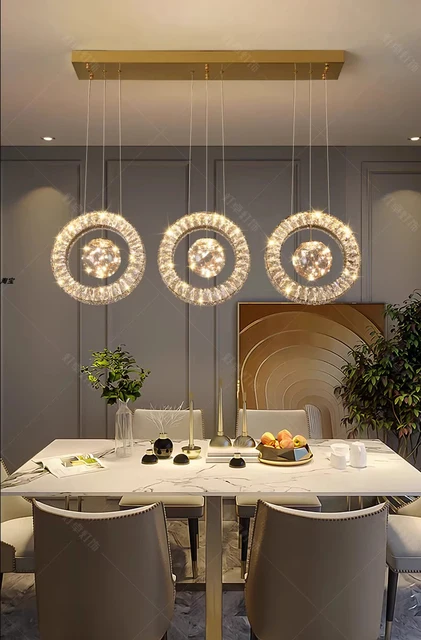 Lampada Sospesa Design Moderno Cucina Soggiorno Lampada A Sospensione Vidra Moderna - Ottone E Vetro Fumé, Regolabile, Per Soggiorno E Cucina Lampada Regolabile Vetro Fumé - Foto 5