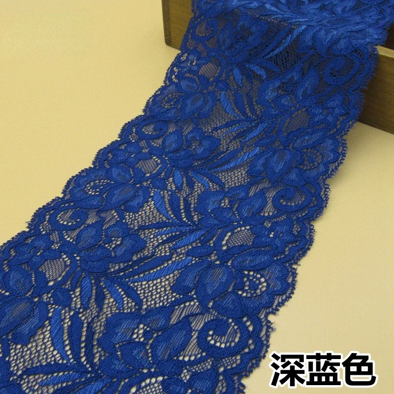 15CM Width Elastic Lace Colorful Clothing Accessories Wedding Underwear Sewing DIY Apparel Fabric