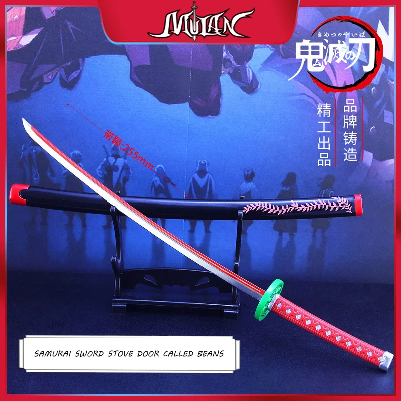 Demon Slayer Sabers Kamado Nezuko Nichirin Blade Alloy Katana Sword Japanese Anime Weapon Model Toys for Kids Peripherals Gifts