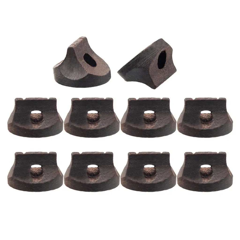 10 Pieces Chinese Violin Bridge, Erhu Bridge, Wood Material, Accessory