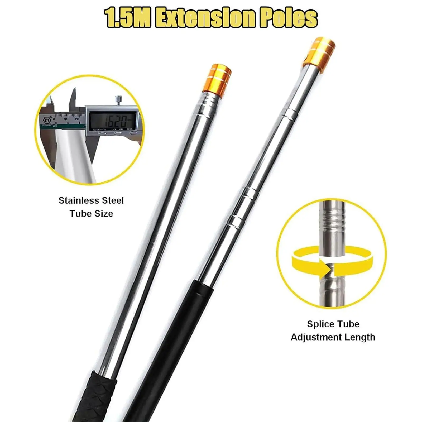 Ladder Pull Down System Kit Professional Household Storage Hook Loft Stairs Pull Down Extension Rod Attic Hook