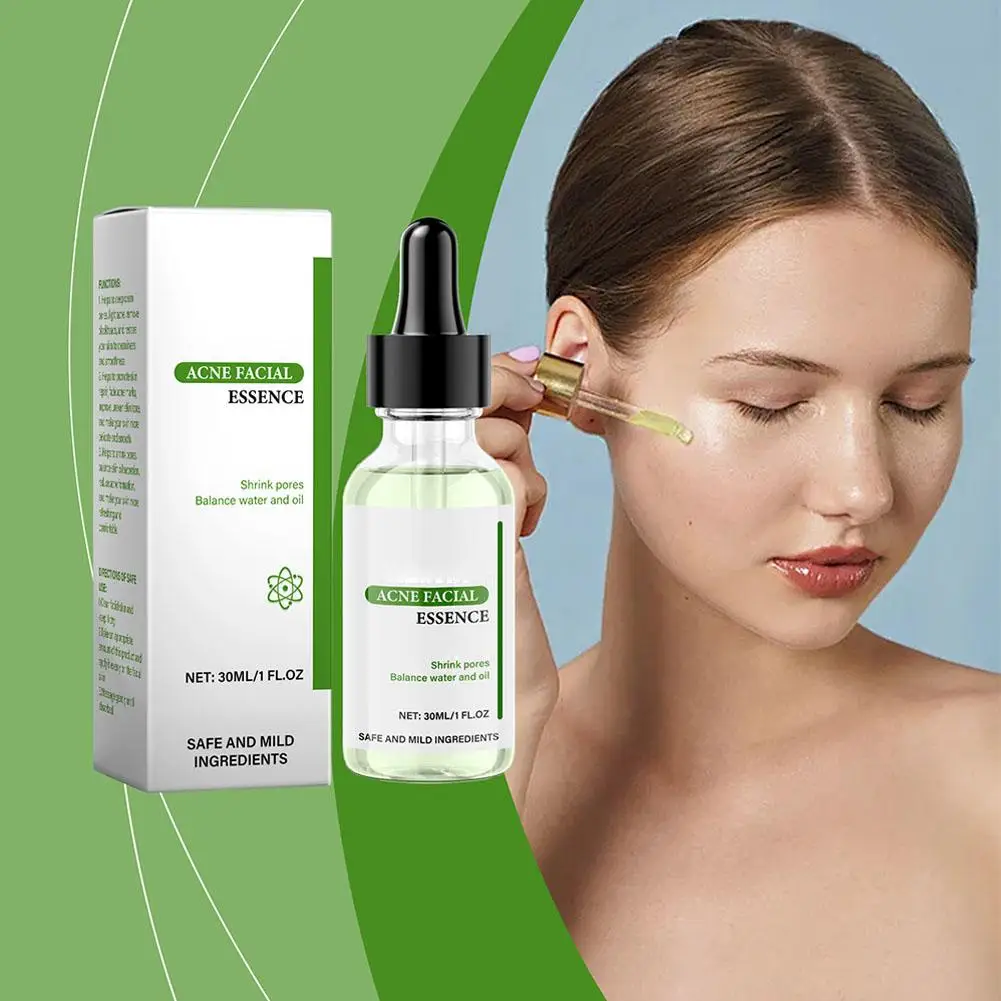 Serum Acne Remover Shrinking Pore Invisible Moisturizing Brighten Control Essence Liquid Oil Soothing Fac M2C1
