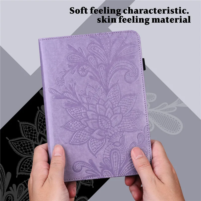 Carteira de Couro Flip Cover para Samsung Tablet Case Grave Flower Galaxy Tab a8 2023 Sm-x200 X205 X207 2023 2023 - Imagem 3
