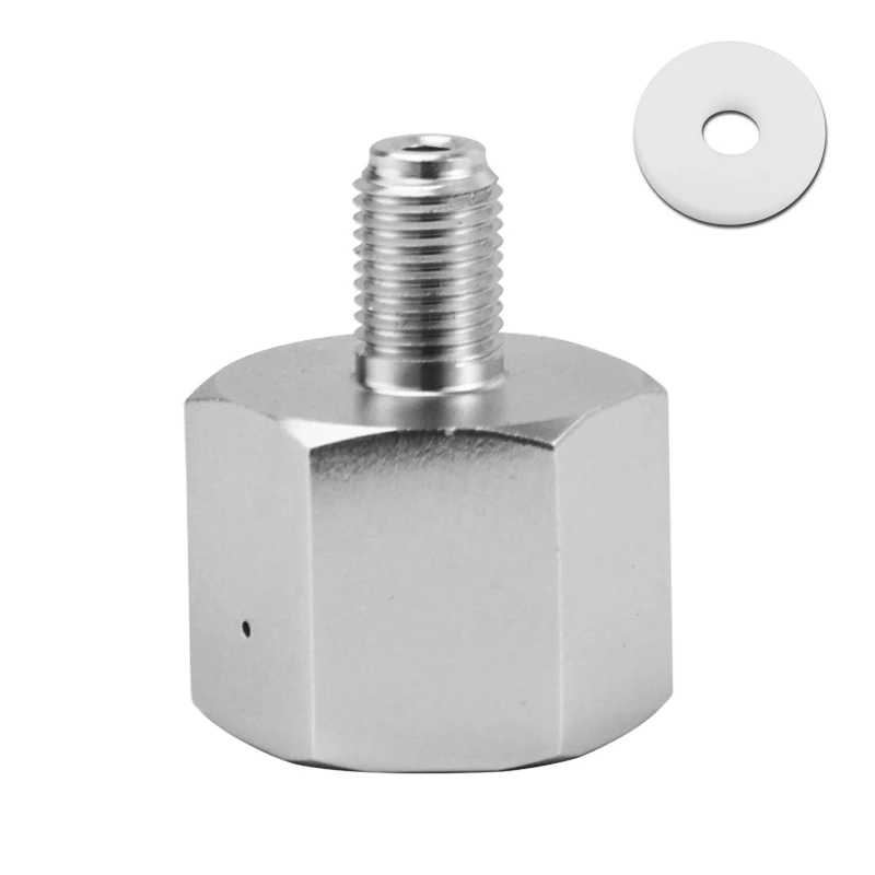 3/8-24UNF 変換アダプターフィット TR21-4 CO2 ソーダシリンダー