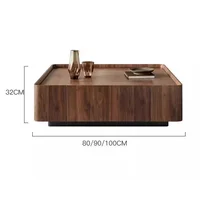 Table basse vintage pour salon, rangement, décoration, hôtel de proximité, égouts, design moderne, meubles basses 2