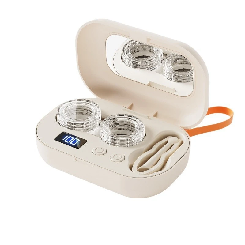 Lenovo Ultrasonic Contact Lens Cleaner 4-Timer Fully Automatic Portable Rechargeable Lens Corneal Reshaping Device Cleaning Box 6