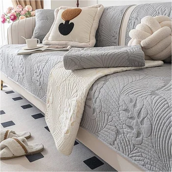 Thicken Cotton Sofa Cover Four Seasons Universal Sofa Mat Seat Pad Luxury Couch Cover Non-slip Couch Slipcover Living Room 쇼파패드