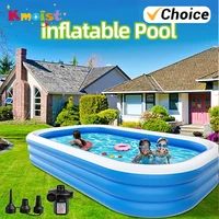 Grande piscine gonflable de 2m/2.6m pour adultes et enfants, baignoire extérieure et intérieure, jouets de fête en famille 1