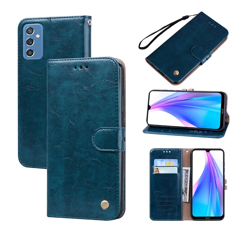 

Leather Wallet Flip Case For Samsung Galaxy M52 Case Card Holder Magnetic Book Cover For Samsung M52 M 52 Phone Case Coque