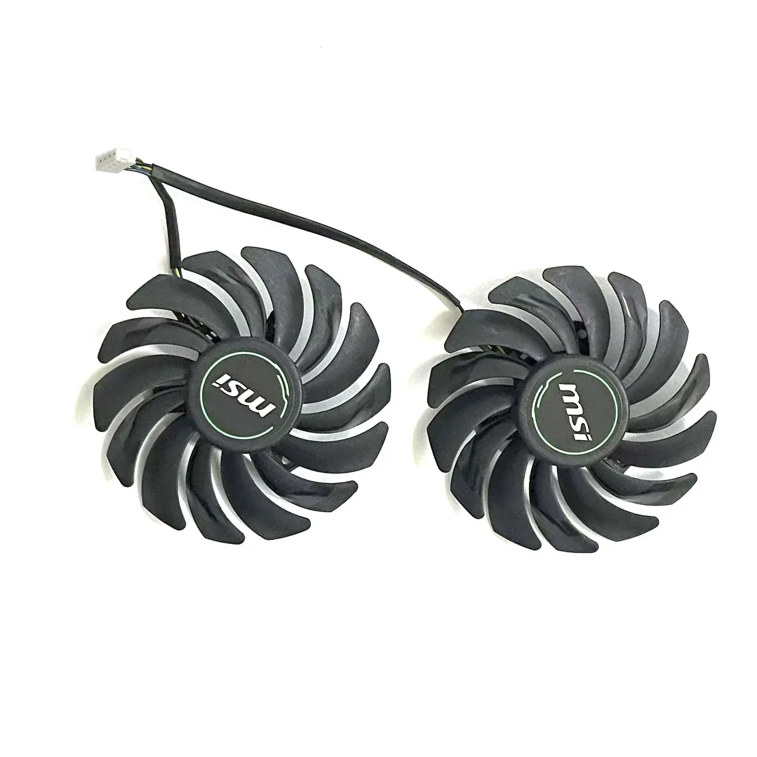Ventilador de Refrigeração para Msi Geforce Gtx 1660 1660 Super 1660ti Rtx 2060 tx oc dc Pld092110s12hh 4pin 4pin 12v 0.4a Novo 87 mm - Imagem 4