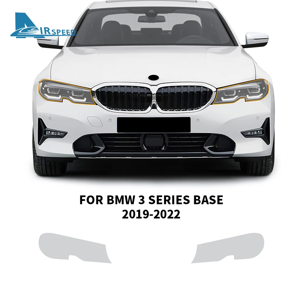 PPF TPU Pre-cut Car Headlight Paint Protection Film Car Wrap Film Accessories Side Mirror Back Film 8.5mil For BMW 3 Series Base G20