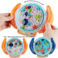 Creative Funny Gear Labyrinth Disk Gear Balance Ball Maze Wheel Dish IQ Puzzle Educational Toy for Children Christmas Gift 1