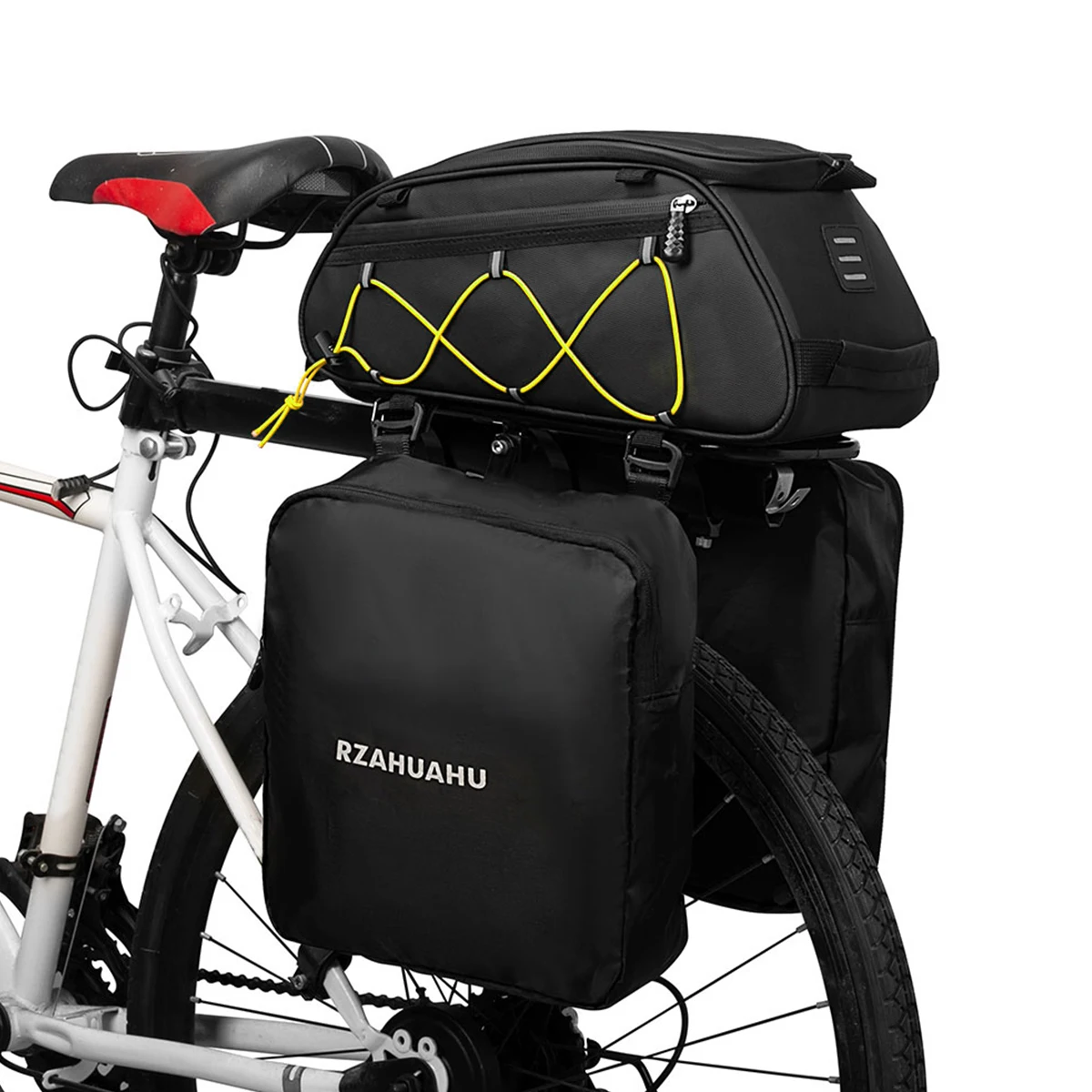 Mosiso Bike Rack Bag Shoulder Bag Waterproof Bike Trunk Cooler Bag Cycling Bike Backseat Storage Cargo Luggage Saddle Insulated Bicycle Rear Seat Bag