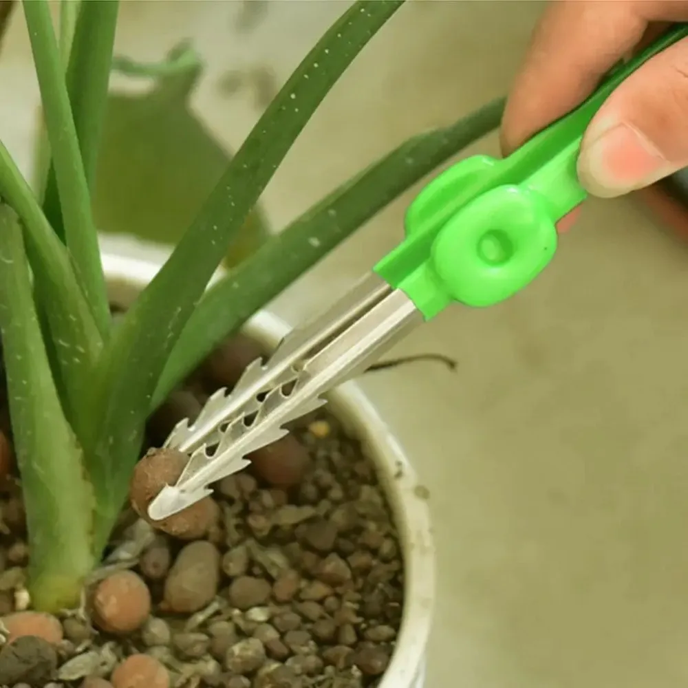 Outdoor Garden Weeding Clip Gardening Tweezers Lightweight Transplanting Garden Tools Tweezer Succulent Plant Weeding 4