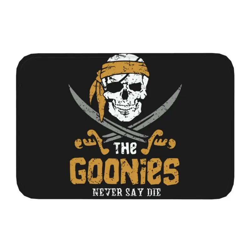 The Goonies Floor Door Kitchen Bagno Mat Film Skull Pirate Never Say Die Door Mat Camera Da Letto Balcone Ingresso Tappeto Tappeto