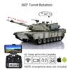 HENG LONG 1/16 7.0 Customize FPV Abrams RC Tank 3918 360° Turret Barrel Recoil Remote Control Car Boys for Toys TH17841-SMT4 1