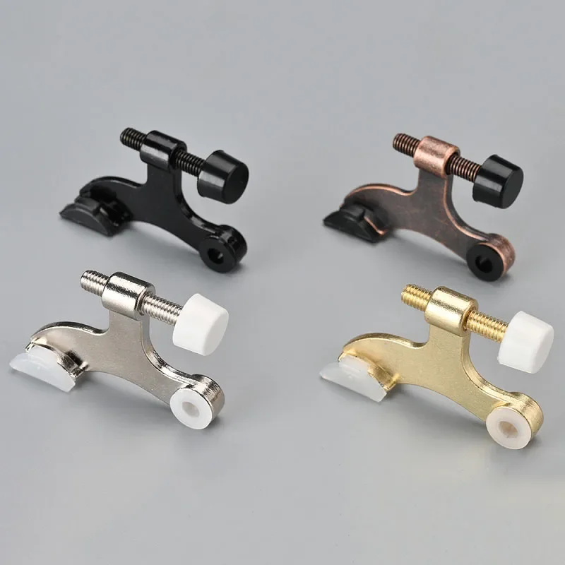 2PCS Hinge Pin Door Stop Adjustable Heavy Duty Hidden K-Type Thick Door Stop with Rubber er Damper Hardware door stopper silicone door stopper door stopper bumpers