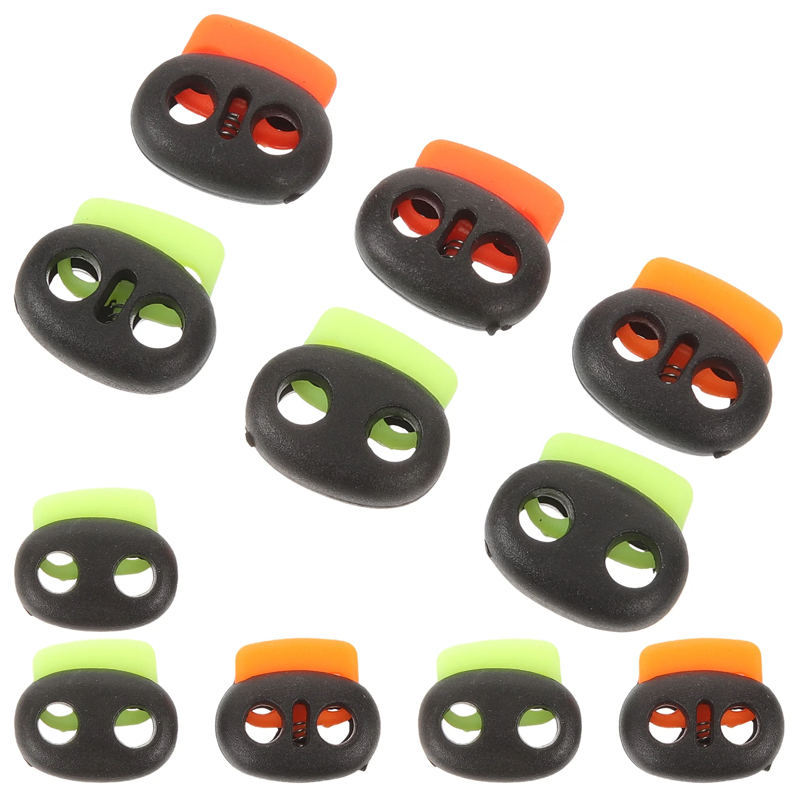 

Practical Spring Cord Locks Drawstring Buckle Shoelaces Clothes Lanyard Toggles