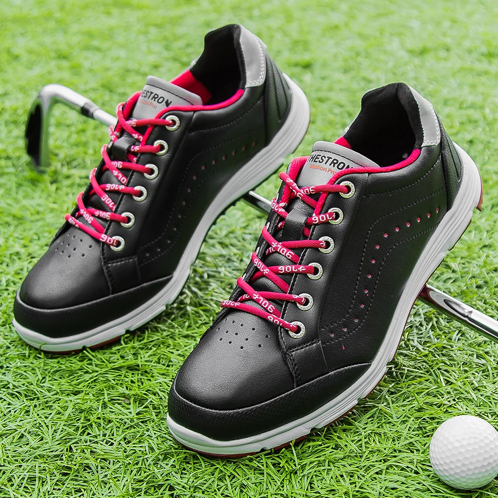 

New Men's Professional Golf Shoes Soft and Comfortable Jogging Shoes Men's Grass Leisure Golf Shoes Size 39-49