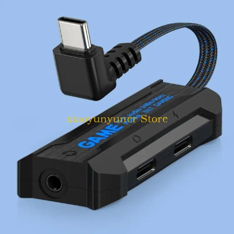 P9JB USB C  3.5mm 헤드폰 및 충전기 어댑터 3 in 1 Type C  Au..