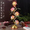 Lotus Lamp Buddha Front Light Supply Lamp S-shaped Lotus Lamp Buddhist Lamp Height 61cm Temple Home 1