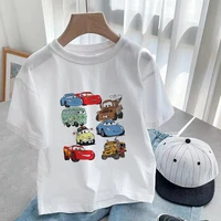 Cars Children comfortable T-Shirt Lightning McQueen Cartoons Cute For Summer cotton Fashion clothes Outdoor 1