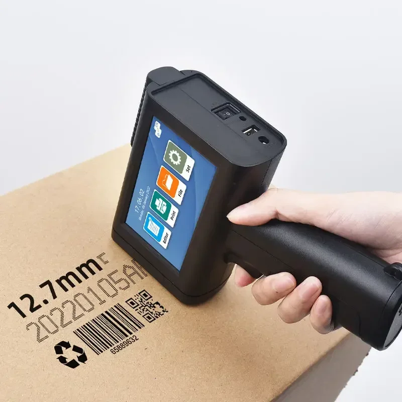 

Hand-held Inkjet Printer Print Date Coder Batch Batch Number Inkjet Carton Outer Packaging Box Inkjet Gun