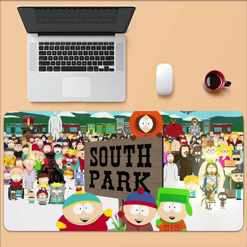 S-South Cartoon Park Mouse Pad Large Gaming Compute Gamer PC Keyboard Mouses Mat 2