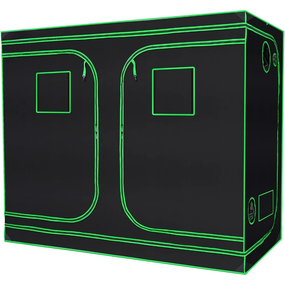 Hydroponic Indoor Planting Tent with Detachable Floor Tray and Tool Kit, Polyester Film, 96 "x 48" X78"