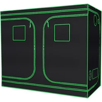 Hydroponic Indoor Planting Tent with Detachable Floor Tray and Tool Kit, Polyester Film, 96 "x 48" X78" 1