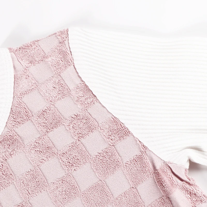 Mädchenkleid Winterkleidung Frottee Colorblock und schwarze gerippte Kleider Freizeitkleider für den Herbst Langarmkleider für Kinder Mädchen – Detail 12