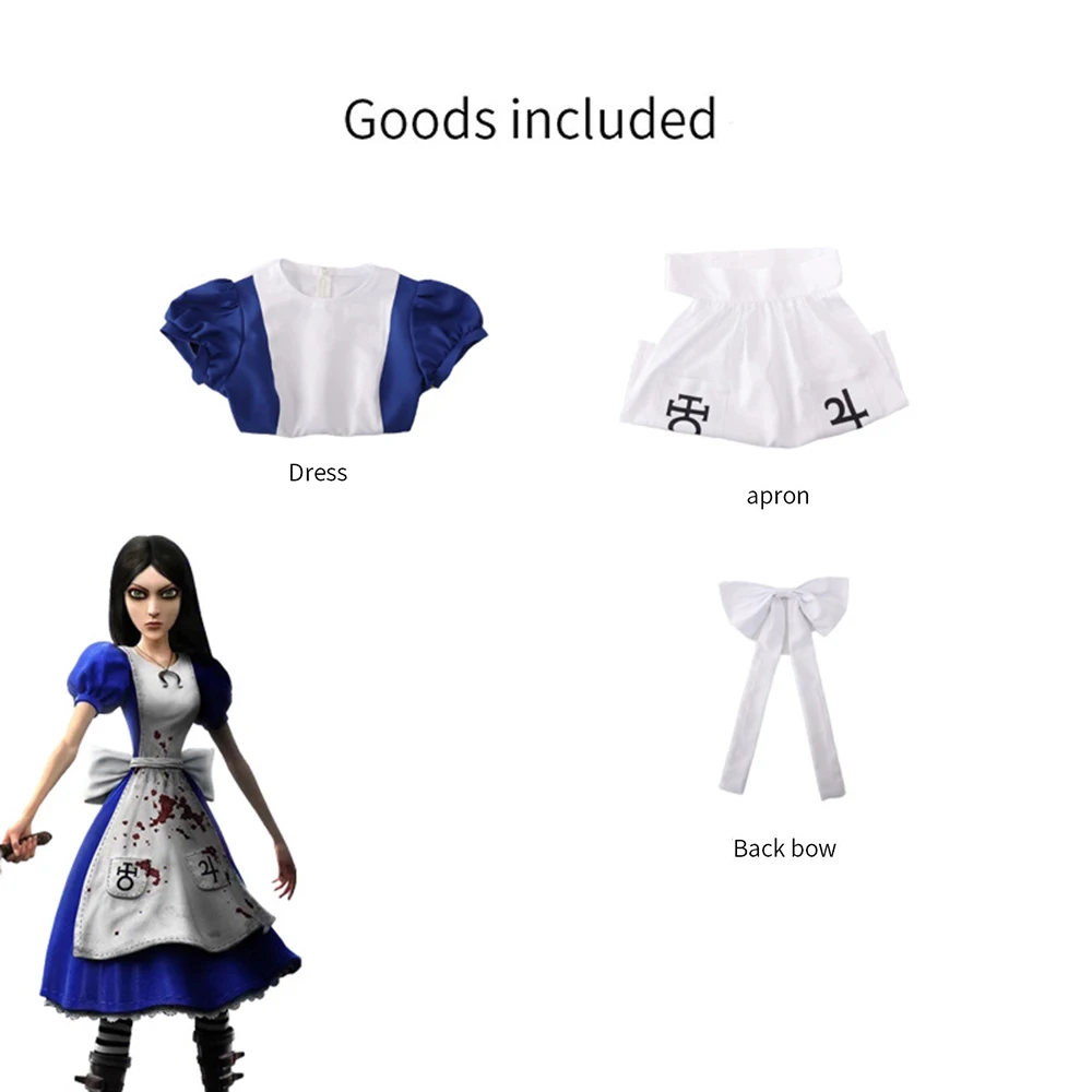 Alice Madness Returns Alice Liddell Victorian Dress Cosplay Costume