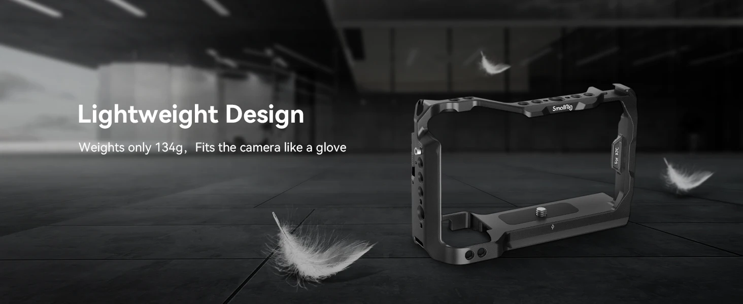 for Sony A7C Camera Cage for Sony Alpha 7C with Cold Shoe Quick Release Plate fo