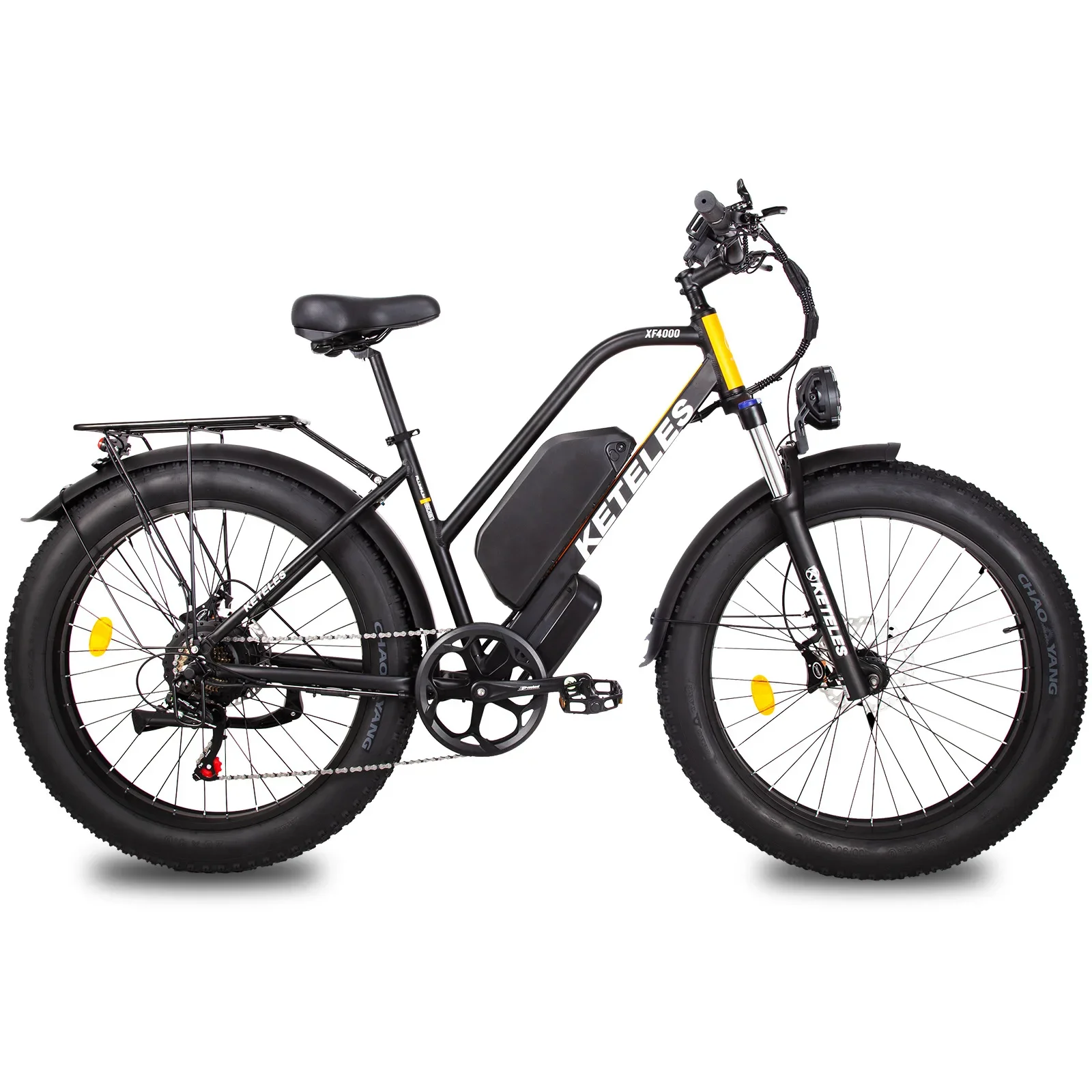 

2000W Dual Motor Electric Bicycle 48V 23AH Removable Battery Electric Bike Fat Tire Off-road Mountain Snow Ebike Hydraulic Brake