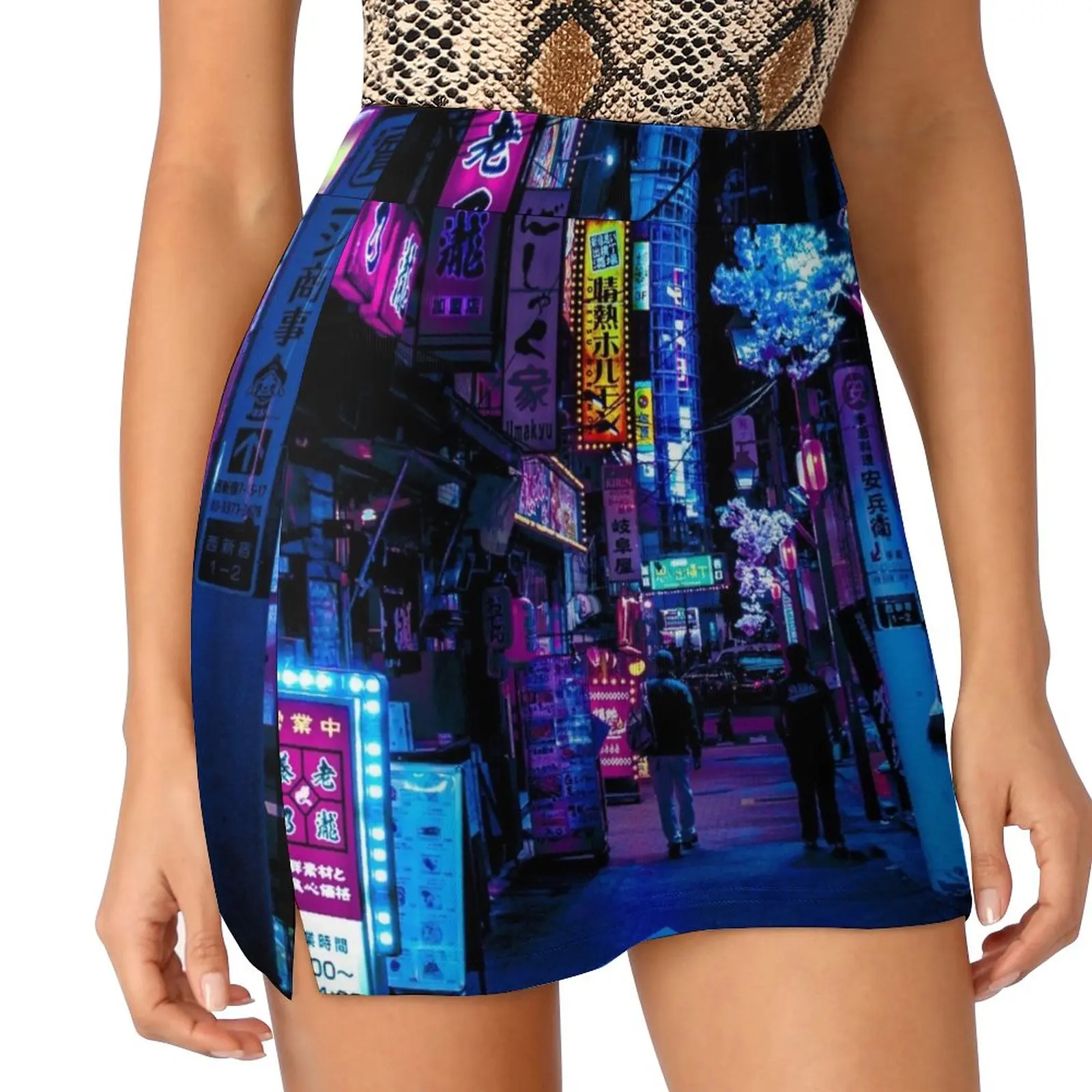 Blue Tokyo Alleys Light Proof Trouser Skirt skirt set fairy grunge