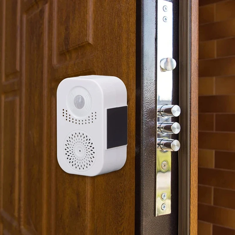 Welcome Doorbell Welcome Doorbell Infrared Motion Sensor Activated Recordable Voice for Shop Audio Player Entrance Welcome Doorbell